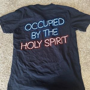HWLF Occupied by the Holy Spirit Tee Medium NWOT